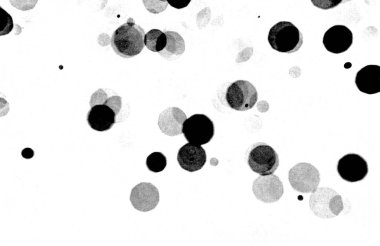 beyaz bir arka planda soyutlama siyah bokeh