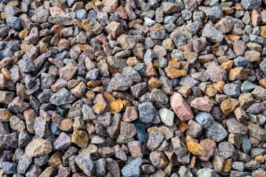 tam kare görünümü yol ezilmiş taş yol