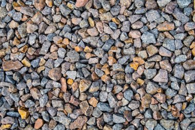 tam kare görünümü yol ezilmiş taş yol