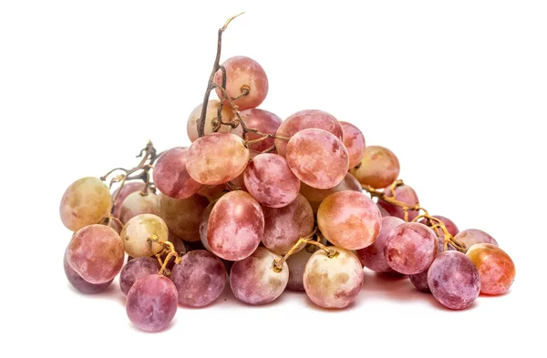 成熟的葡萄束在白色背景 — 图库照片