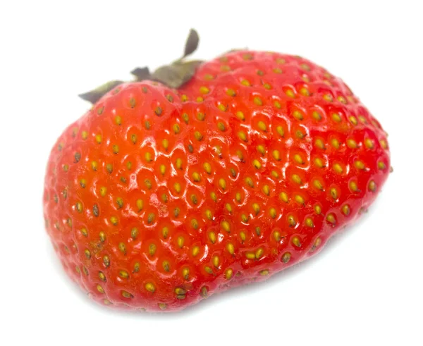 白い背景に赤いイチゴ — ストック写真