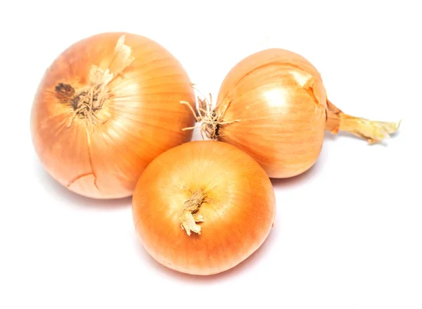 Onions White Background — Stock Photo, Image