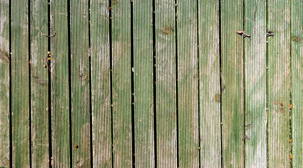 Struttura Legno Vecchia Vernice Verde — Foto Stock