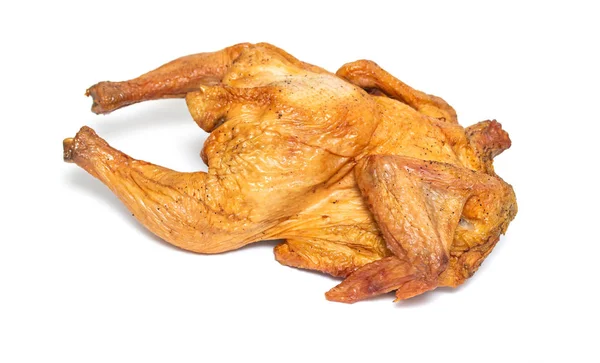 Smoked Chicken White Background — Stock Photo, Image