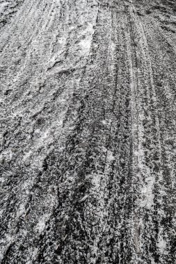 araçlarda asfalt frost buz izleri