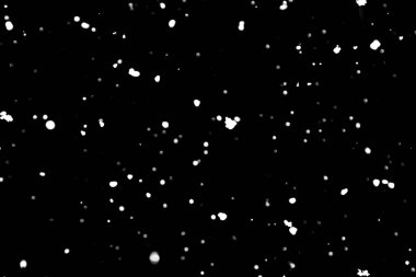 siyah kar bokeh arka plan üzerinde beyaz noktalar