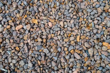 tam kare görünümü yol ezilmiş taş yol