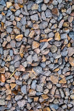 tam kare görünümü yol ezilmiş taş yol