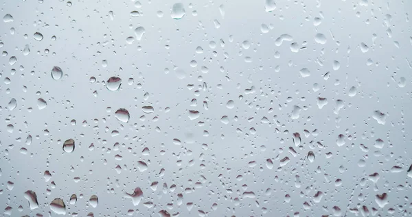 雨滴的玻璃背景 — 图库照片