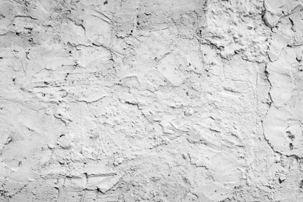 Old Rough White Concrete Wall Background — Stock Photo, Image