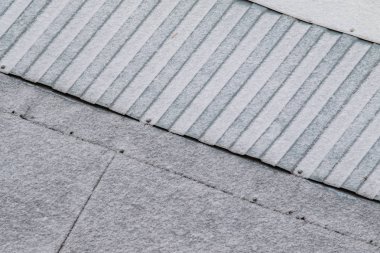 karda Galvaniz çatı