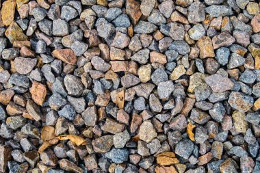 tam kare görünümü yol ezilmiş taş yol