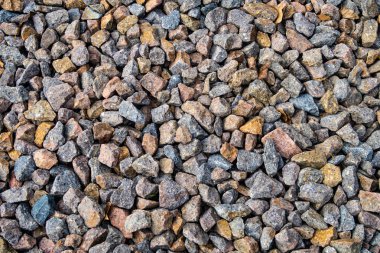 tam kare görünümü yol ezilmiş taş yol