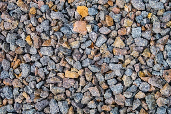 Vollbild Ansicht Der Straße Schotter Straße — Stockfoto