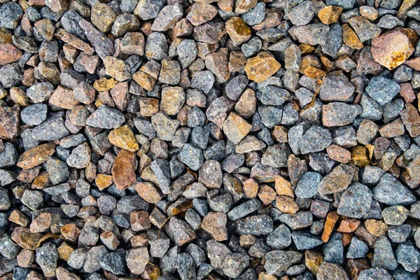 Full Frame View Road Crushed Stone Road — Stock Photo, Image