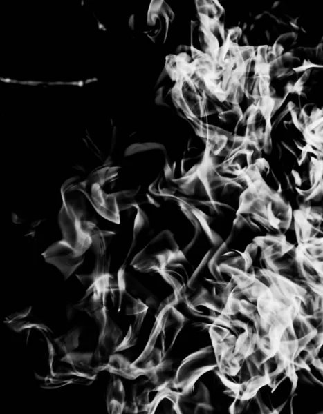 Black Background Woman Smoke Exercise Stock Photos and Images - 123RF