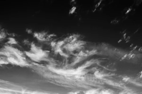 Clouds Black Background — Stock Photo, Image