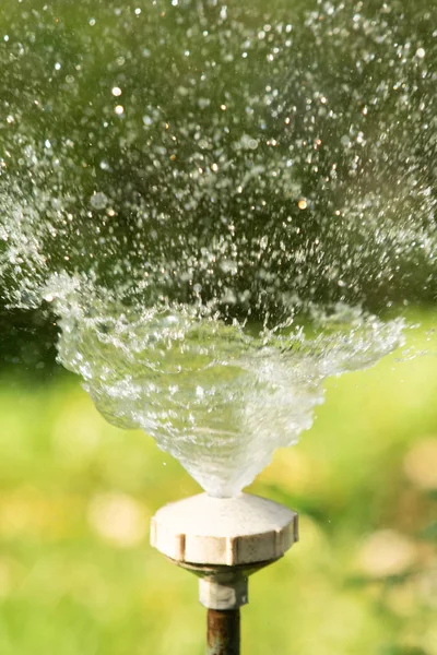 Desenfocado Salpicaduras Agua Gotas Borrosas Bokeh Naturaleza — Foto de Stock