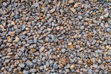 tam kare görünümü yol ezilmiş taş yol