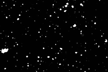 siyah kar bokeh arka plan üzerinde beyaz noktalar