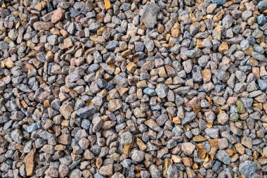 tam kare görünümü yol ezilmiş taş yol