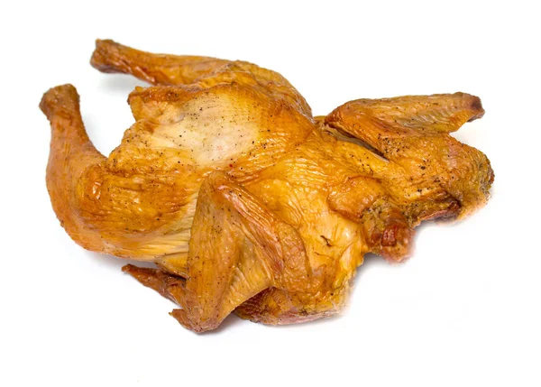 Smoked Chicken White Background — Stock Photo, Image