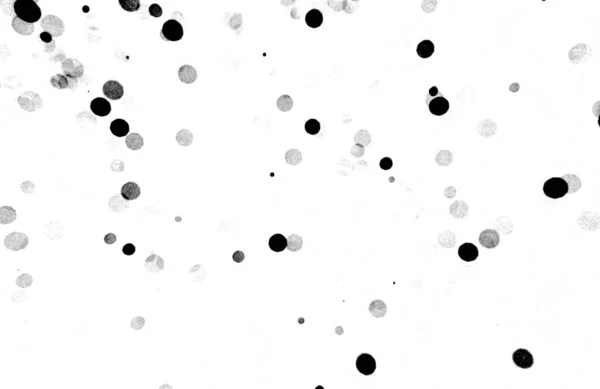Schwarzes Bokeh Auf Weißem Hintergrund Abstraktion — Stockfoto