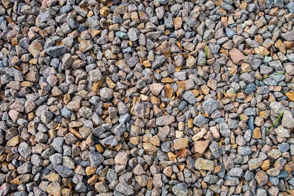 Προβολή Πλήρους Καρέ Δρόμος Συντριμμένη Πέτρα — Φωτογραφία Αρχείου