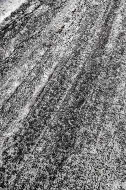 araçlarda asfalt frost buz izleri