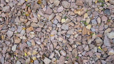 tam kare görünümü yol ezilmiş taş yol