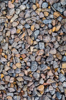 tam kare görünümü yol ezilmiş taş yol