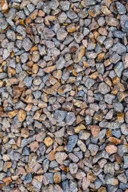 tam kare görünümü yol ezilmiş taş yol