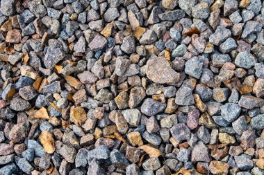 tam kare görünümü yol ezilmiş taş yol