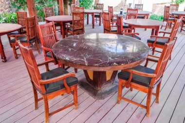 ahşap masa sandalye, eski iç