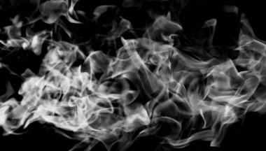 siyah bir arka plan beyaz duman alev