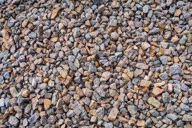 tam kare görünümü yol ezilmiş taş yol