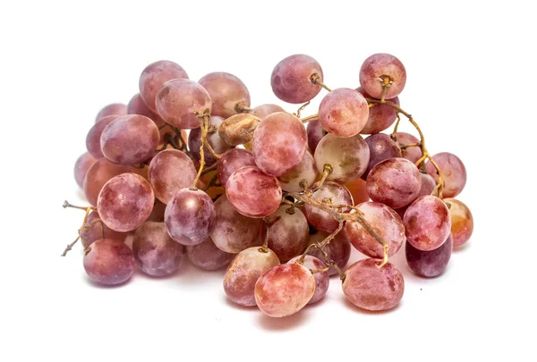 Ripe Bunch Grapes White Background — Stock Photo, Image