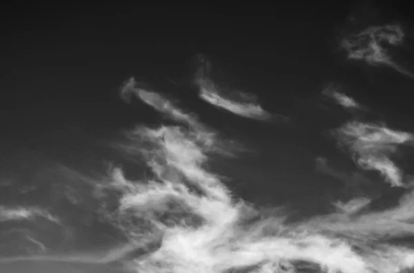 Clouds Black Background — Stock Photo, Image