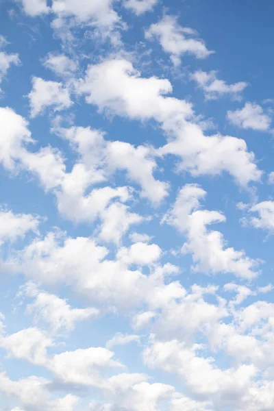 Blauwe Lucht Met Witte Wolken Natuur Achtergrond — Stockfoto