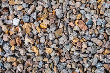 tam kare görünümü yol ezilmiş taş yol