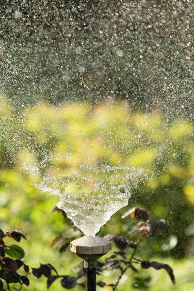 Desenfocado Salpicaduras Agua Gotas Borrosas Bokeh Naturaleza — Foto de Stock