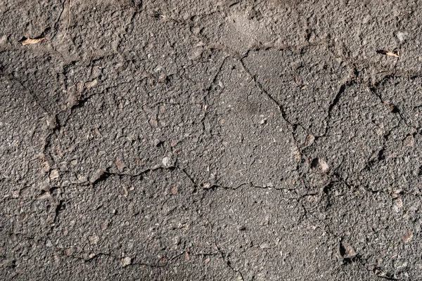 Vieux Fond Asphalte Avec Une Fissure — Photo