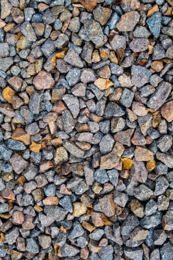 tam kare görünümü yol ezilmiş taş yol