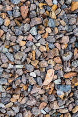 tam kare görünümü yol ezilmiş taş yol