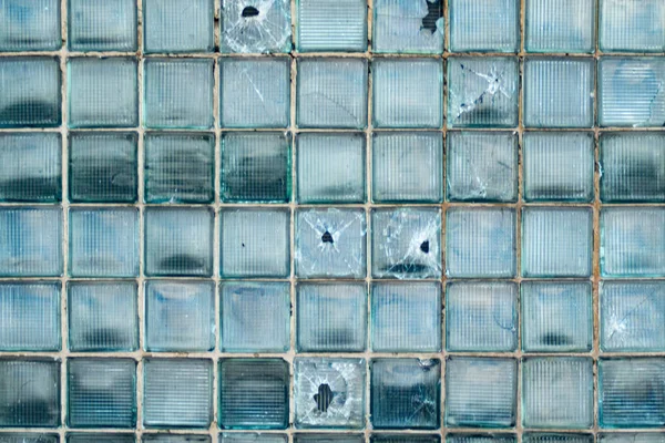 background of old glass squares