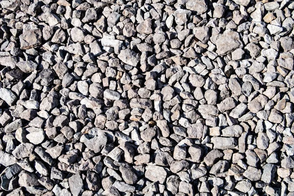 Silniční Drceného Kamene Silnice — Stock fotografie