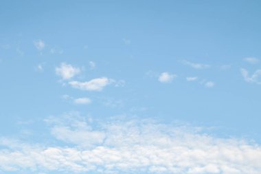 mavi gökyüzü bulutlar görünümü