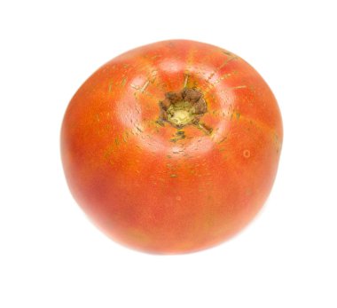 Beyaz arkaplanda izole edilmiş domates