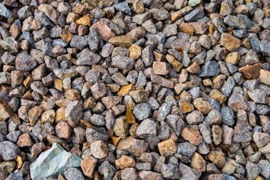 tam kare görünümü yol ezilmiş taş yol