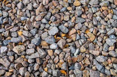 tam kare görünümü yol ezilmiş taş yol